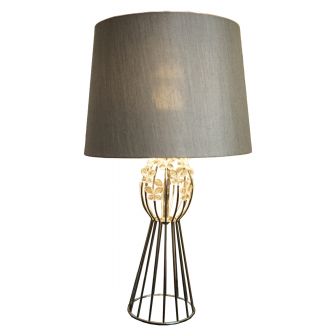 Carson Silver Table Lamp