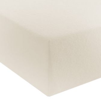 Flannelette Cream Fitted Sheet