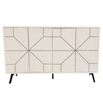Dune White Console Table