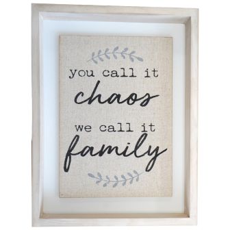 Family Chaos Sign 