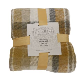 Highland Ochre Throw