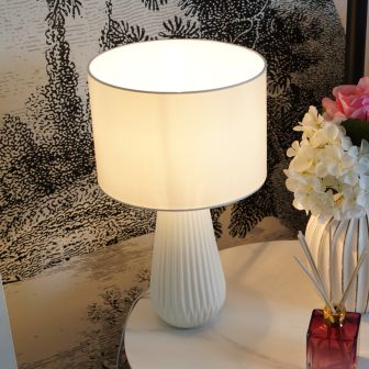 Murphy Ivory Table Lamp