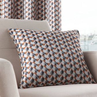 Prado Navy & Terracotta Cushion Cover
