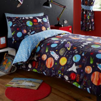 Space Multi Cotton Mix Duvet Set