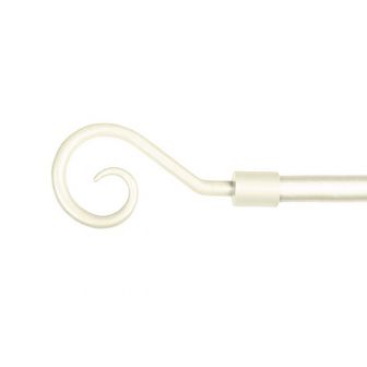 13/16mm City Cream Extendable Curtain Pole