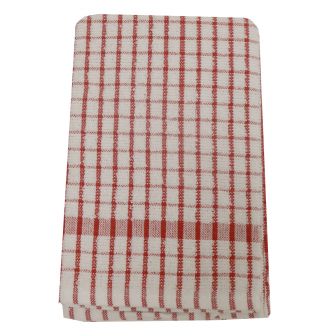 Eco Tea Towel Red