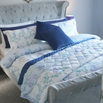 Wisteria Lavender Cotton Rich Duvet Set