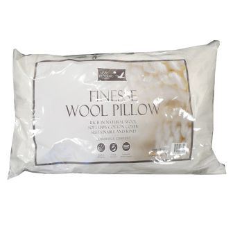 Wool White Pillow