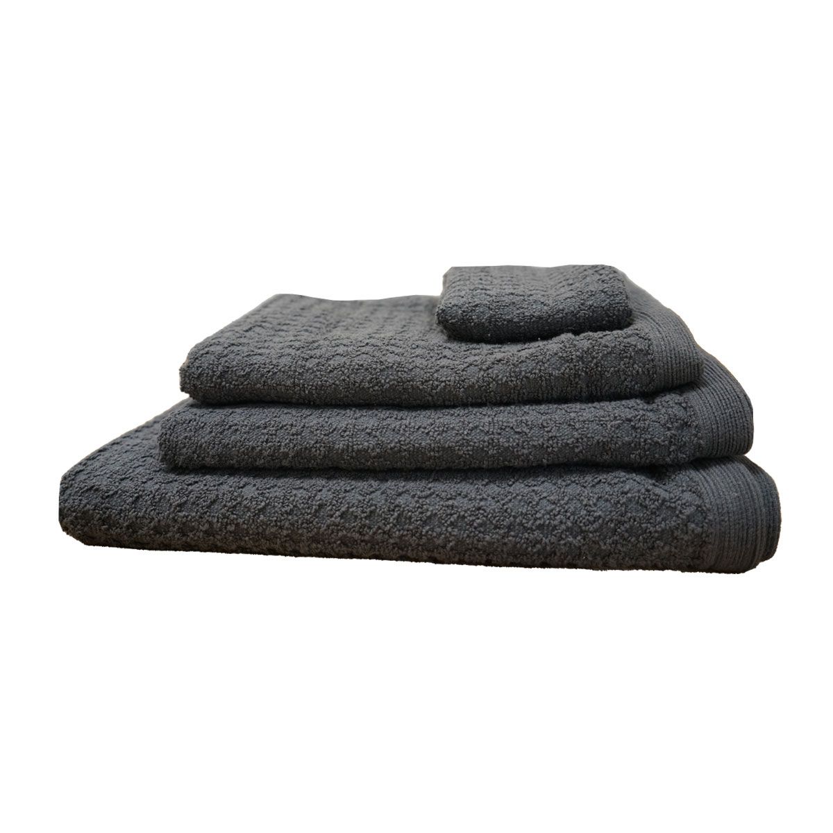 Waffle Towel Charcoal TW