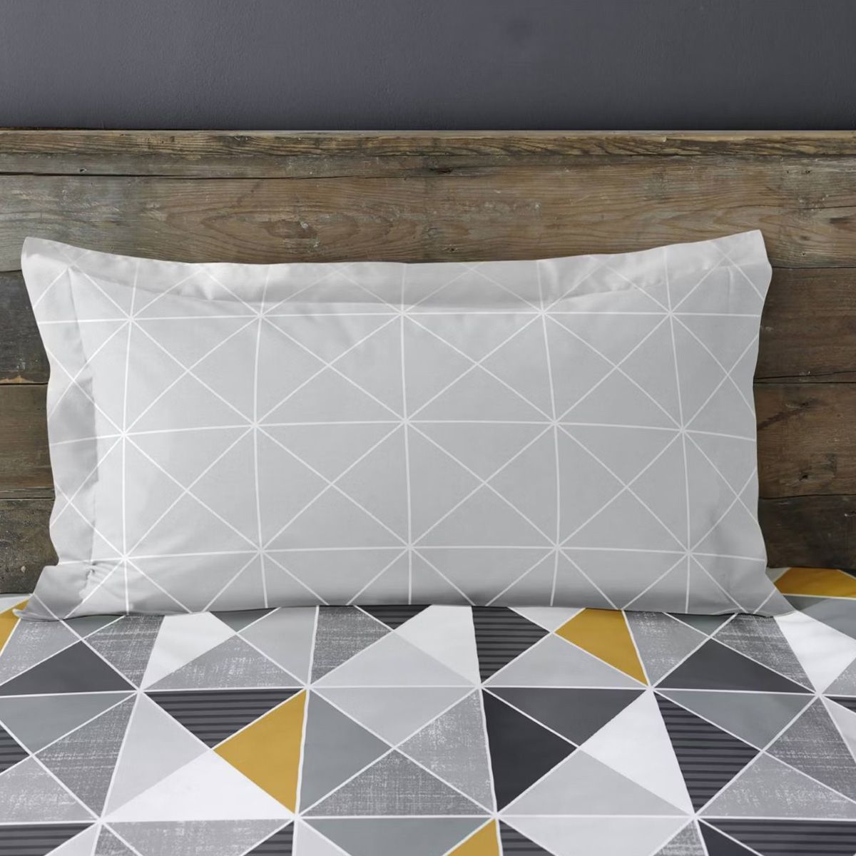 Grey shop oxford pillowcase