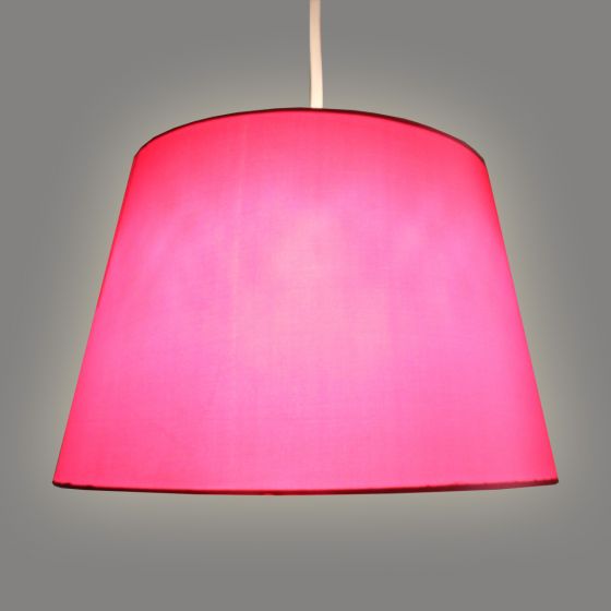 Satin Shade Hot Pink Hot Pink Pendant